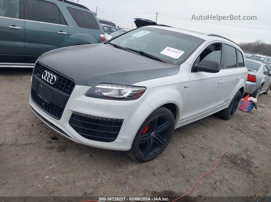 2015 Audi Q7 3.0t S Line Prestige Белый vin: WA1DGAFEXFD031936