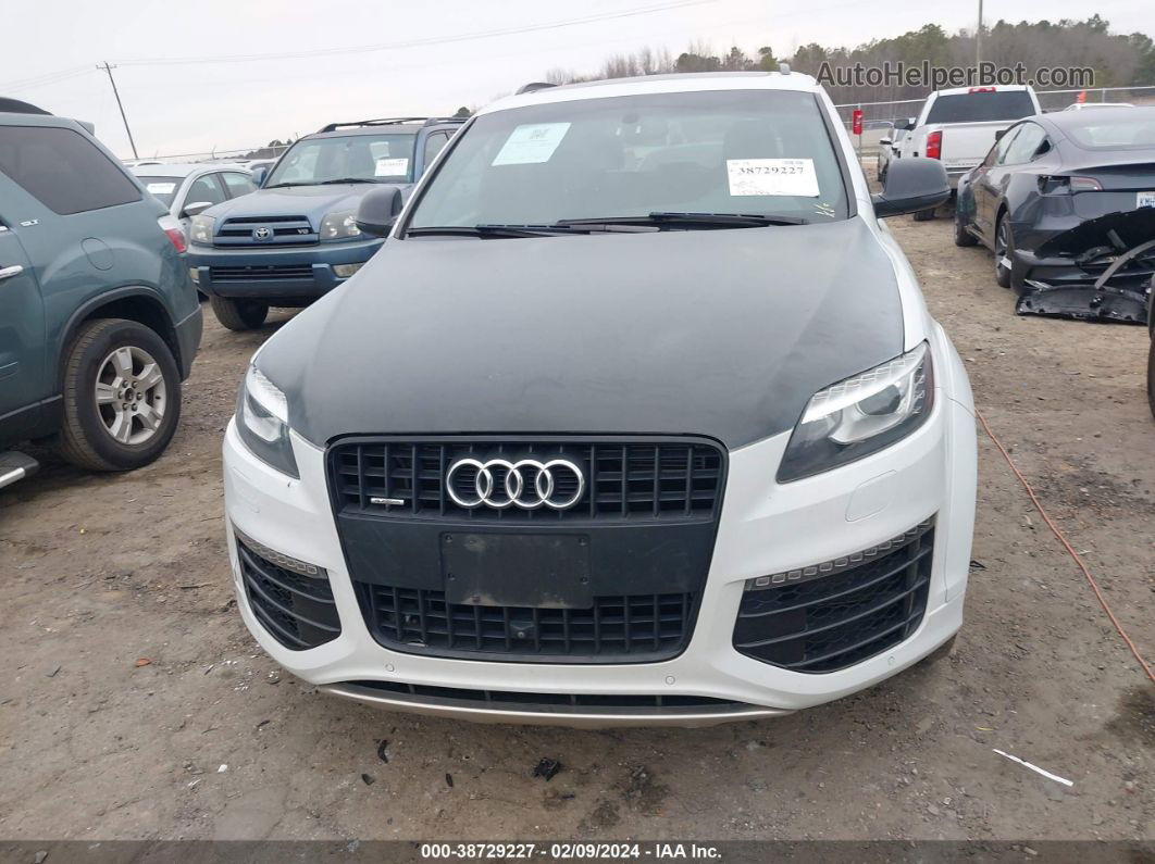 2015 Audi Q7 3.0t S Line Prestige Белый vin: WA1DGAFEXFD031936