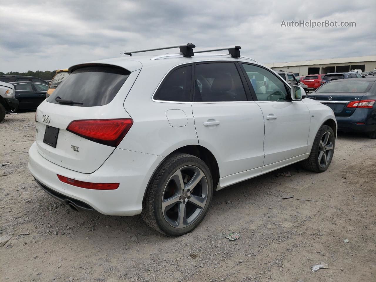 2014 Audi Q5 Premium Plus White vin: WA1DGAFP0EA044311