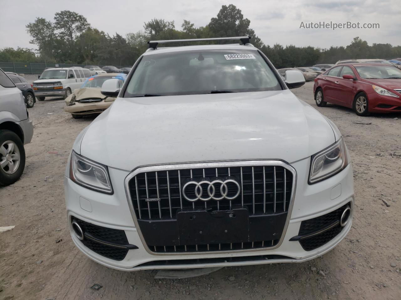 2014 Audi Q5 Premium Plus White vin: WA1DGAFP0EA044311