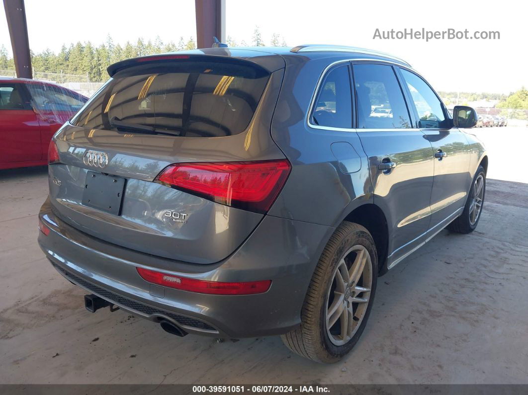 2014 Audi Q5 3.0t Premium Plus Gray vin: WA1DGAFP0EA054790