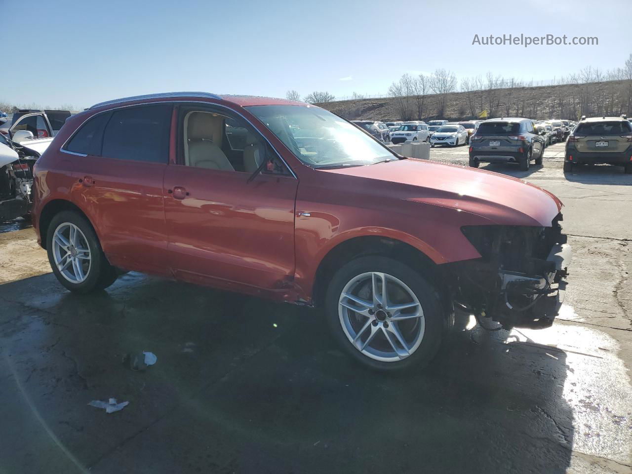 2014 Audi Q5 Premium Plus Orange vin: WA1DGAFP0EA074103