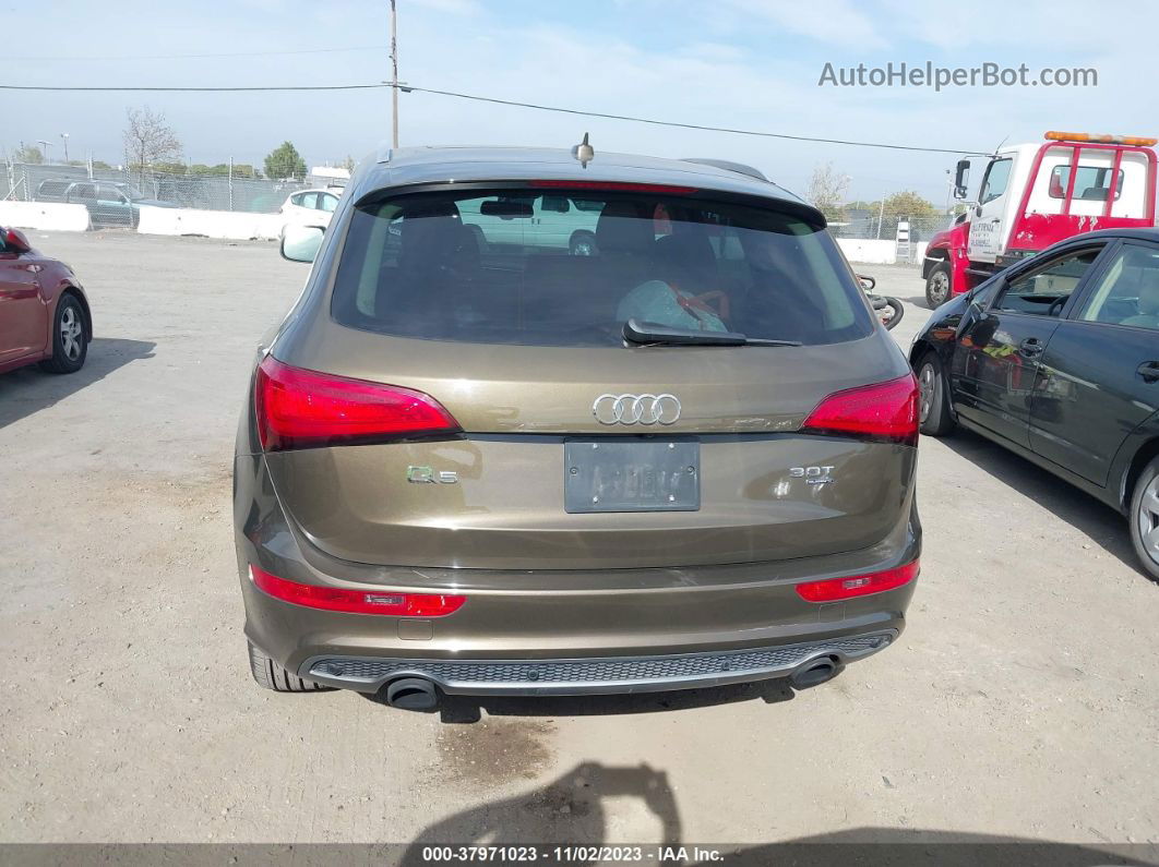 2014 Audi Q5 3.0t Premium Plus Коричневый vin: WA1DGAFP0EA127446