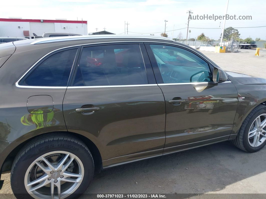 2014 Audi Q5 3.0t Premium Plus Brown vin: WA1DGAFP0EA127446