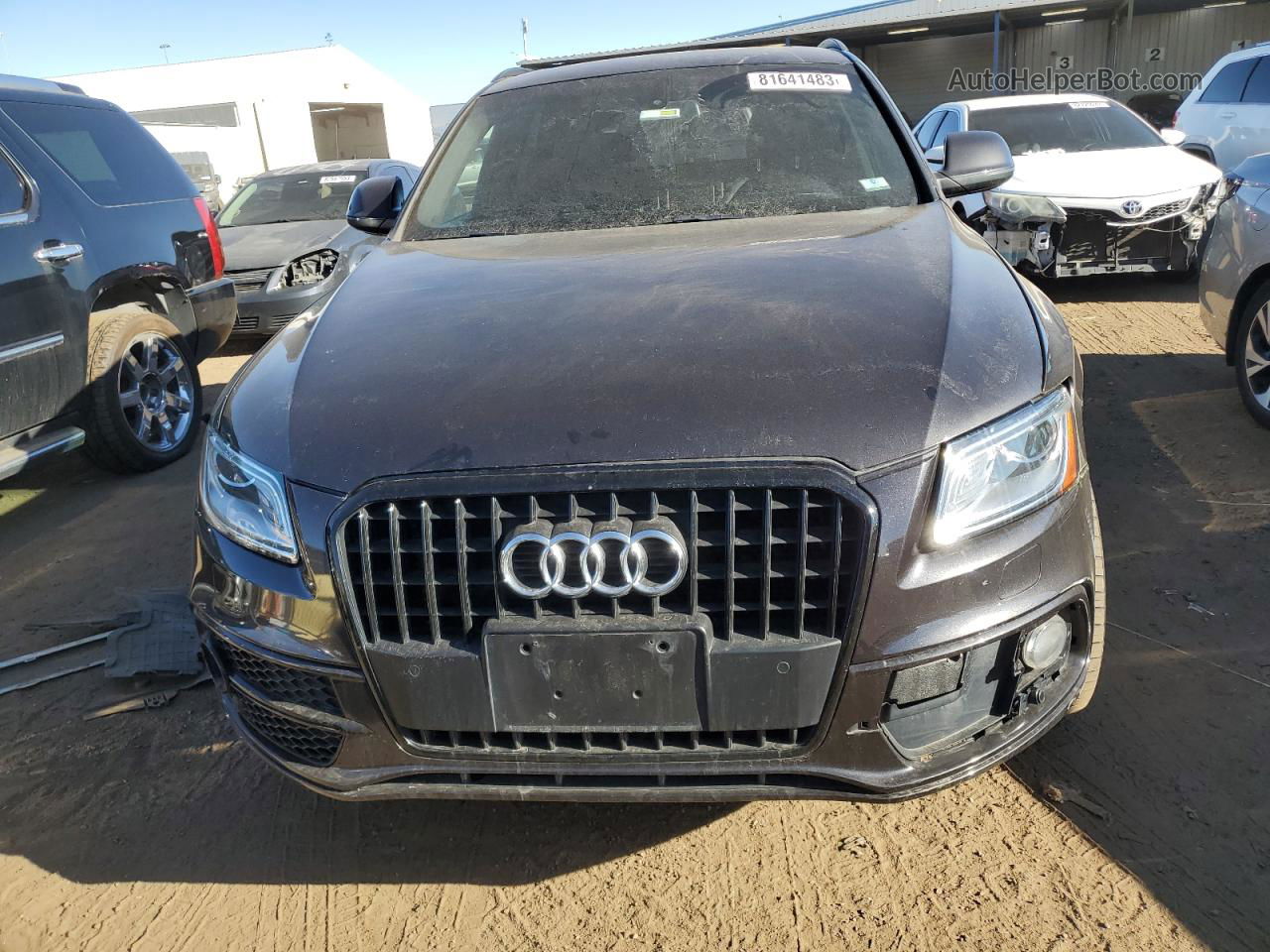 2014 Audi Q5 Premium Plus Gray vin: WA1DGAFP1EA043720