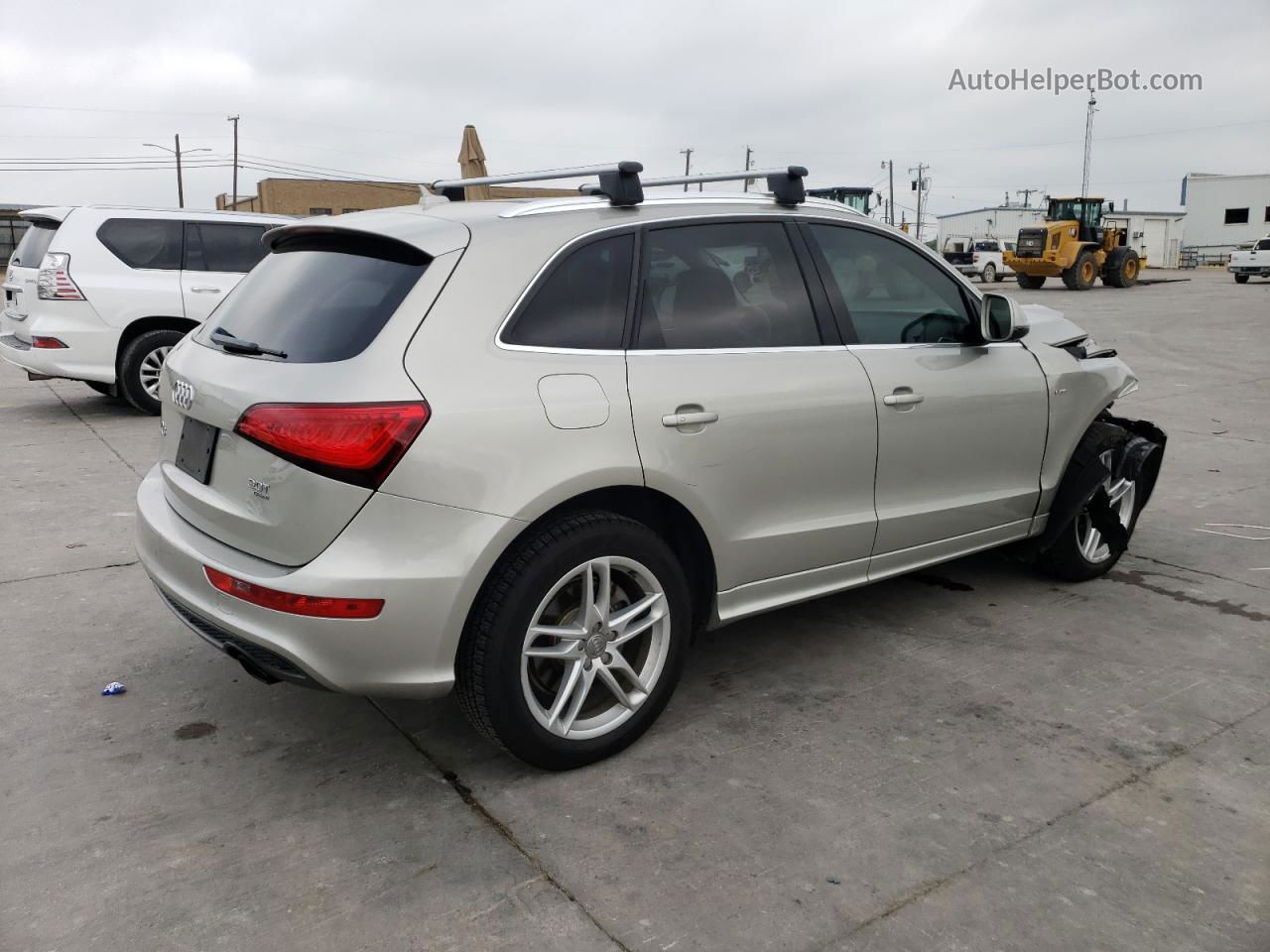 2014 Audi Q5 Premium Plus Beige vin: WA1DGAFP1EA043975