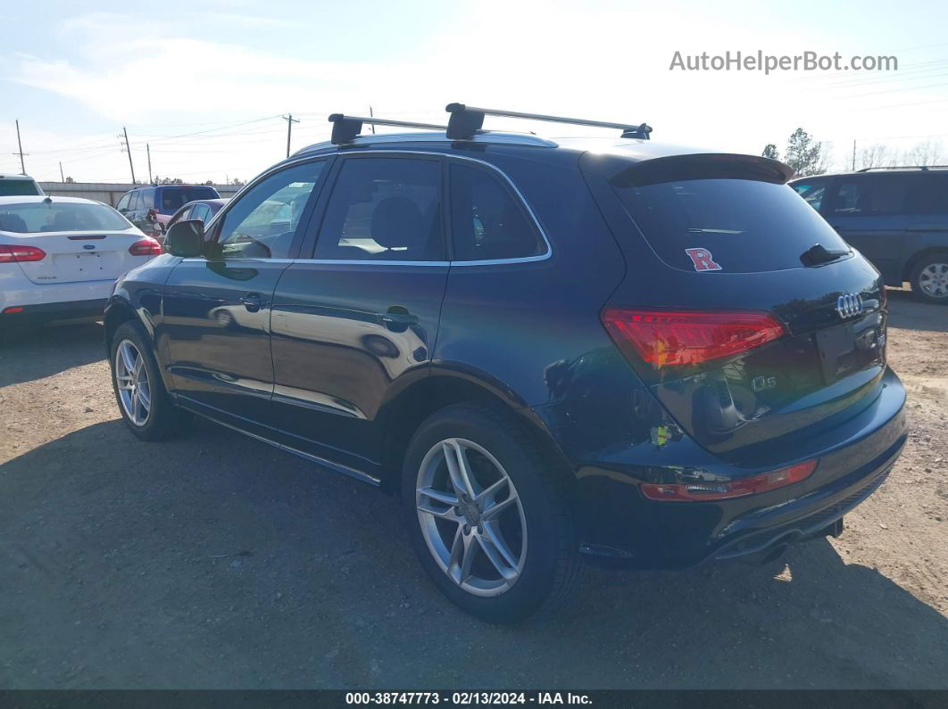 2014 Audi Q5 3.0t Premium Plus Синий vin: WA1DGAFP1EA081769