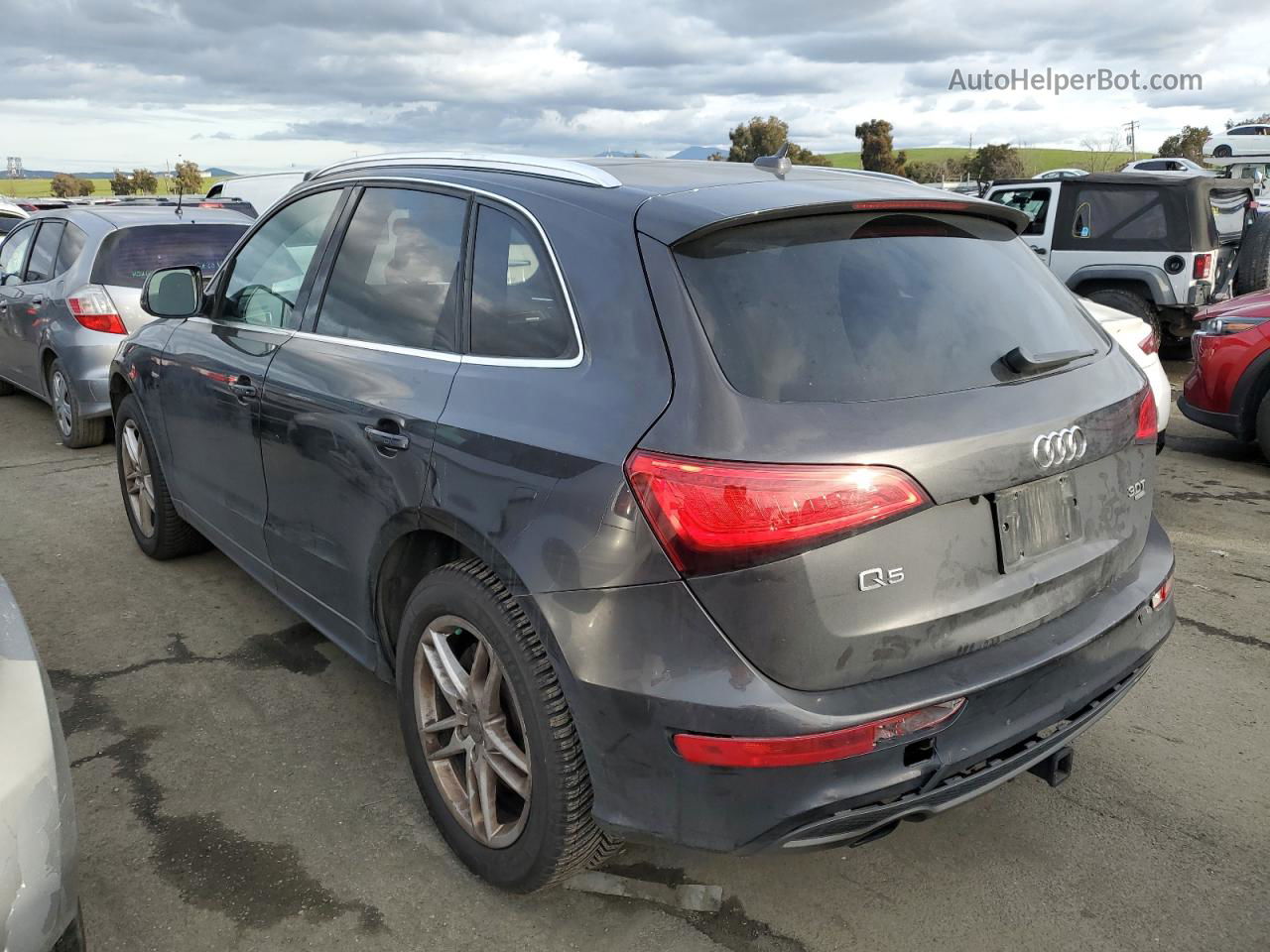 2014 Audi Q5 Premium Plus Серый vin: WA1DGAFP1EA123101