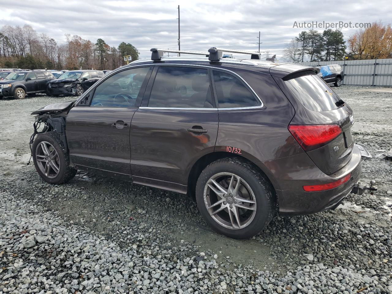 2014 Audi Q5 Premium Plus Brown vin: WA1DGAFP2EA055861