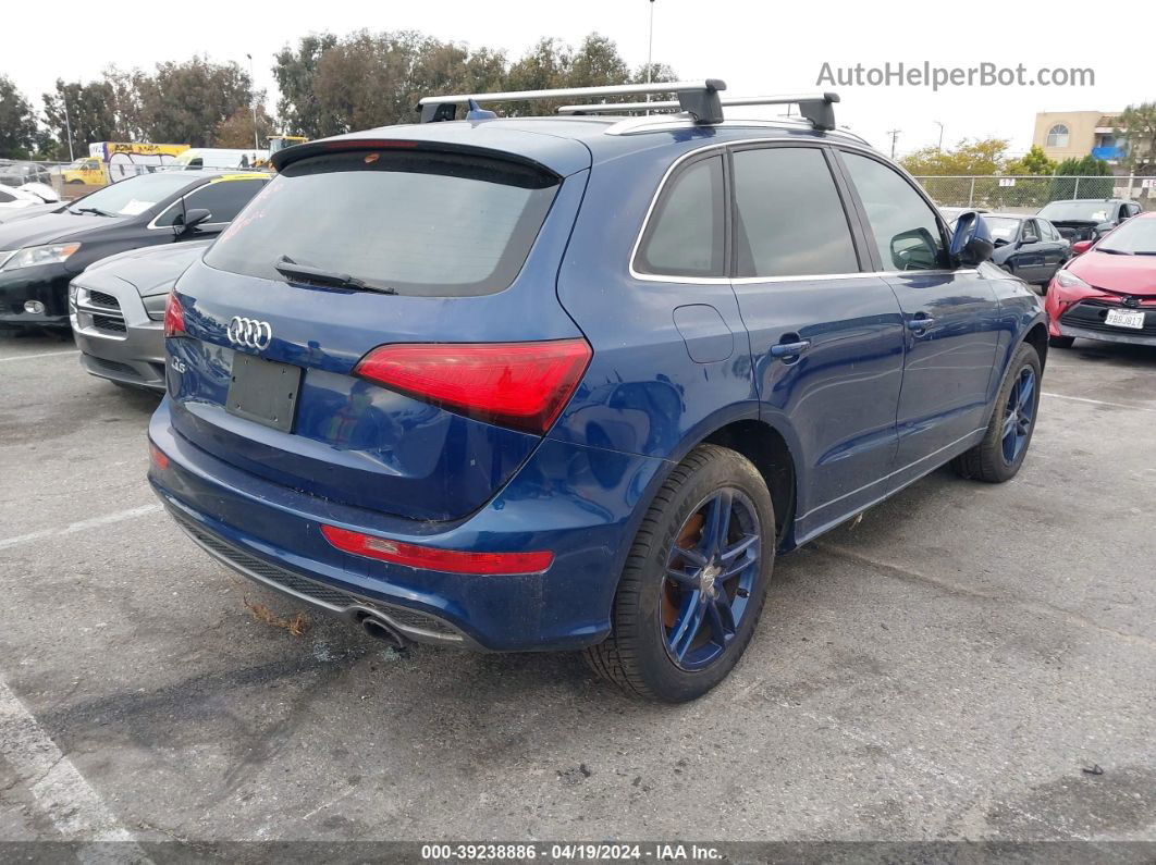 2014 Audi Q5 3.0t Premium Plus Dark Blue vin: WA1DGAFP2EA084941