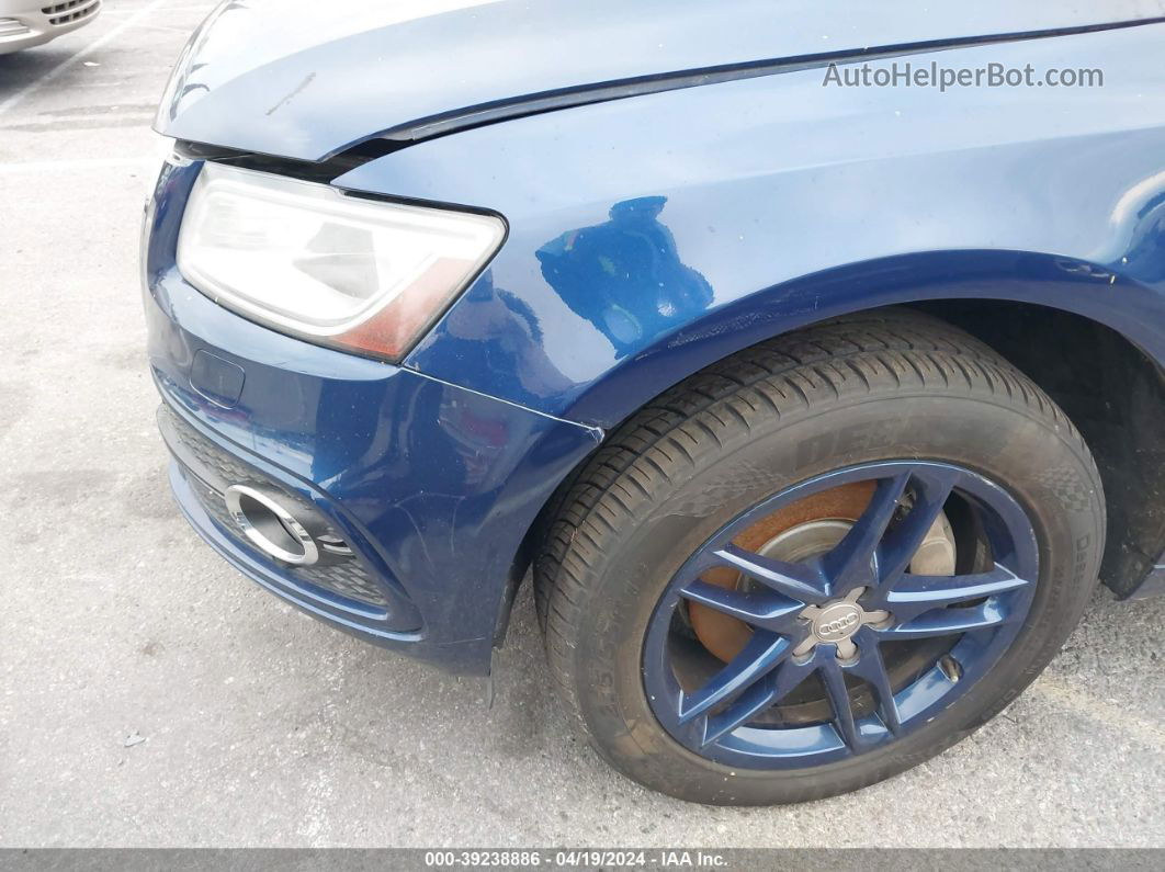 2014 Audi Q5 3.0t Premium Plus Dark Blue vin: WA1DGAFP2EA084941