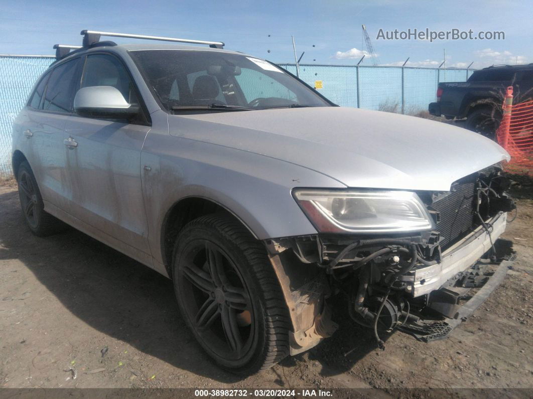 2014 Audi Q5 3.0t Premium Plus Silver vin: WA1DGAFP3EA048952