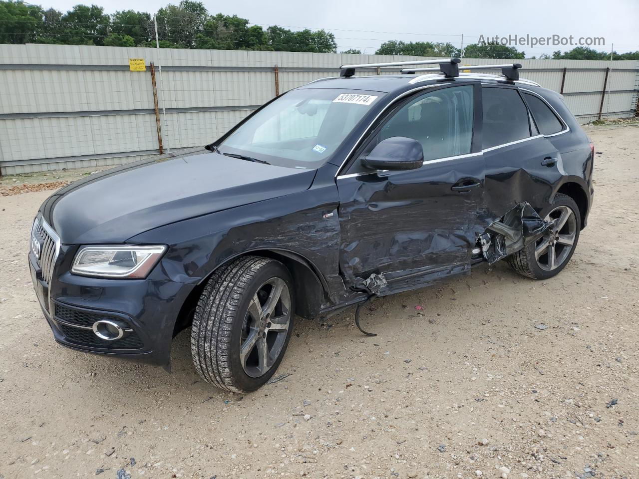 2014 Audi Q5 Premium Plus Синий vin: WA1DGAFP3EA062219