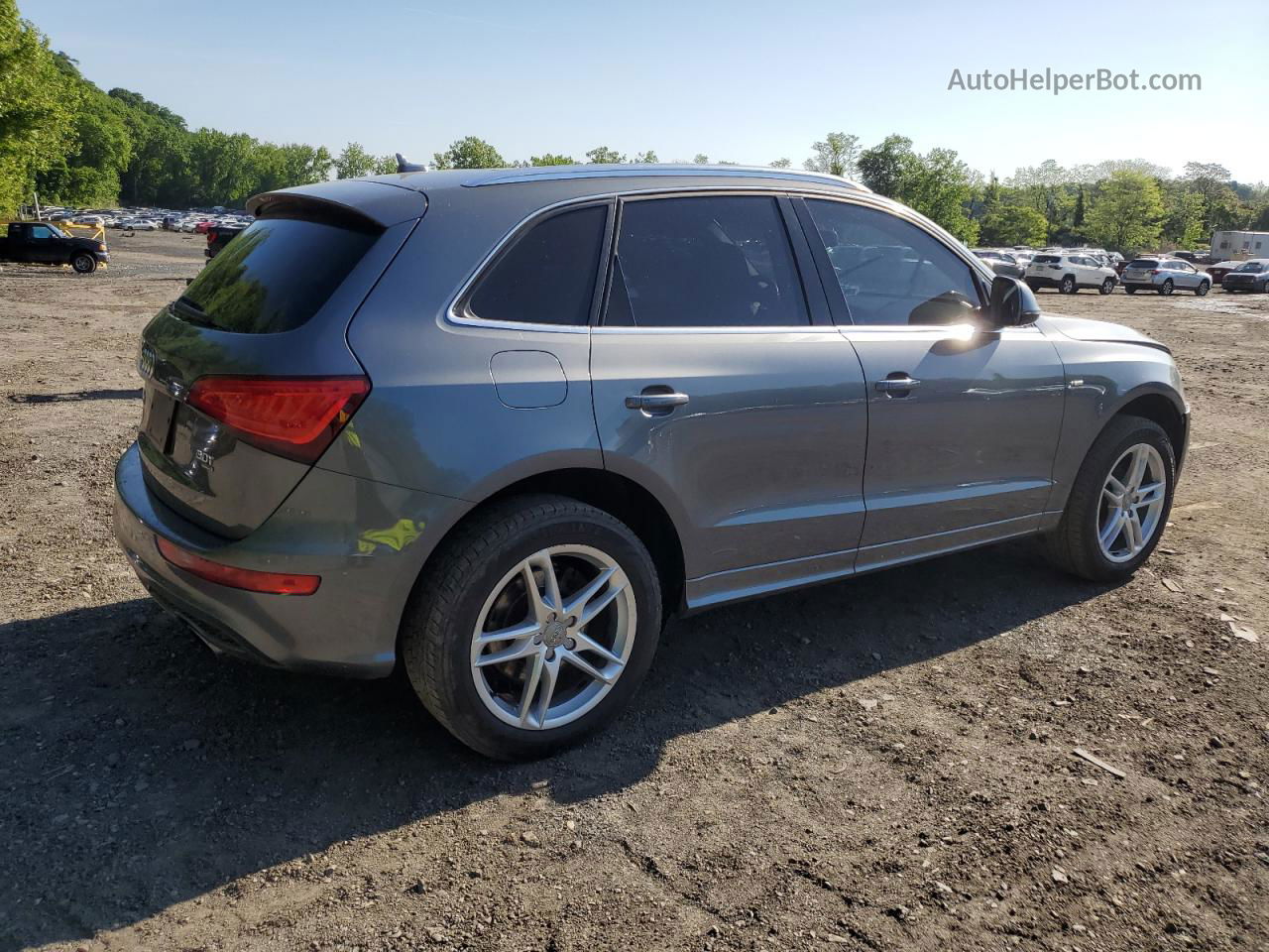 2014 Audi Q5 Premium Plus Gray vin: WA1DGAFP4EA100704