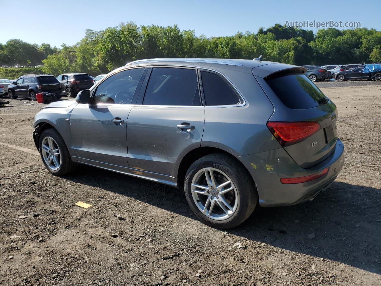 2014 Audi Q5 Premium Plus Gray vin: WA1DGAFP4EA100704