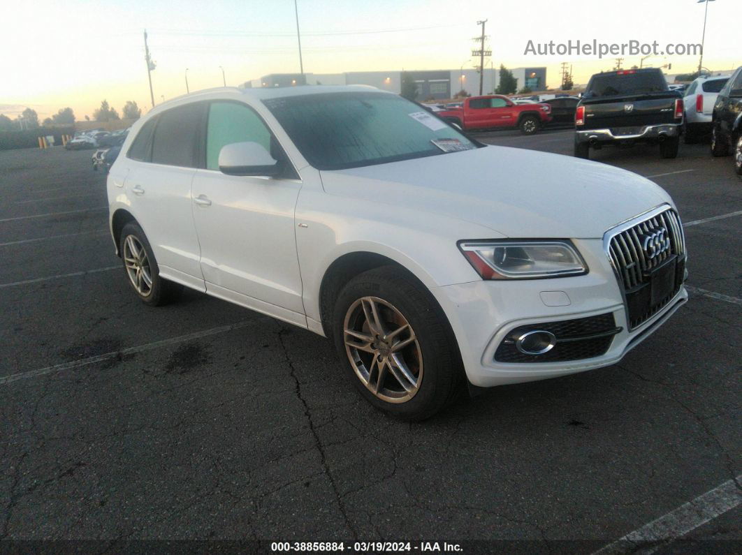 2014 Audi Q5 3.0t Premium Plus Белый vin: WA1DGAFP5EA041730