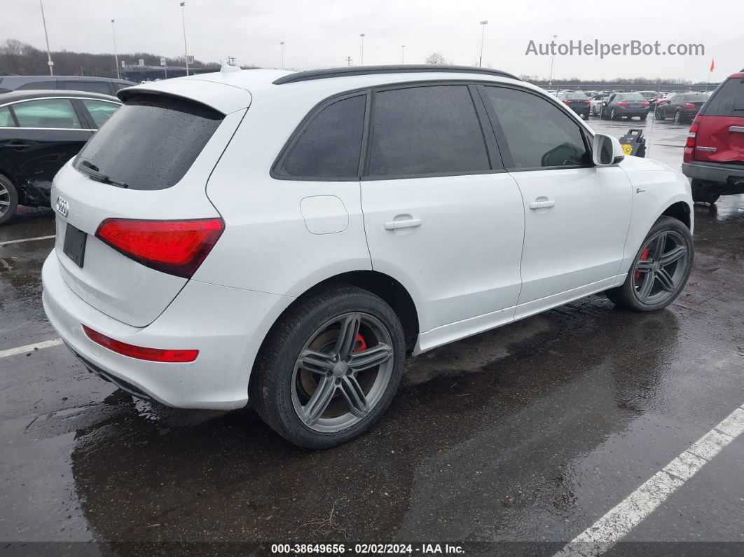 2014 Audi Q5 3.0t Premium Plus White vin: WA1DGAFP5EA048127