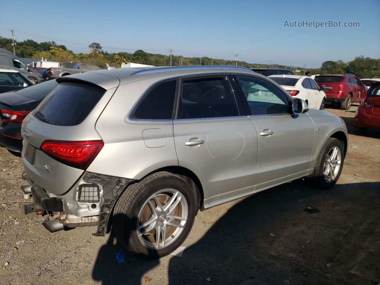 2014 Audi Q5 Premium Plus Silver vin: WA1DGAFP5EA120329