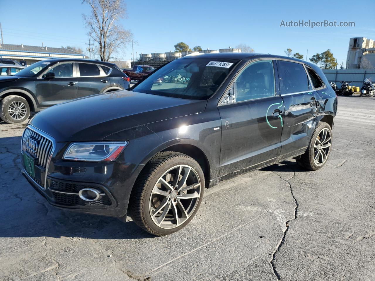 2014 Audi Q5 Premium Plus Black vin: WA1DGAFP7EA009524