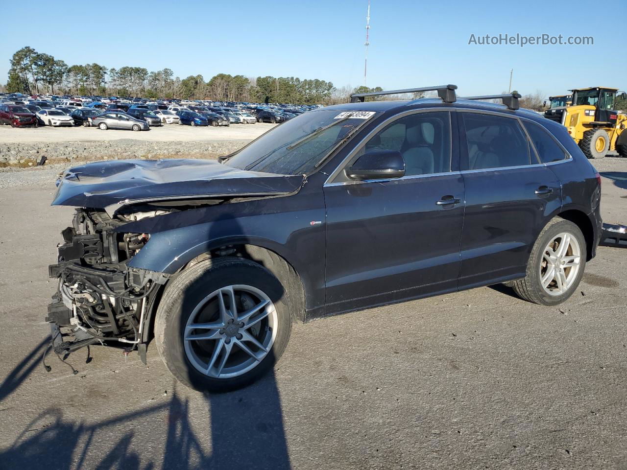 2014 Audi Q5 Premium Plus Blue vin: WA1DGAFP7EA032303