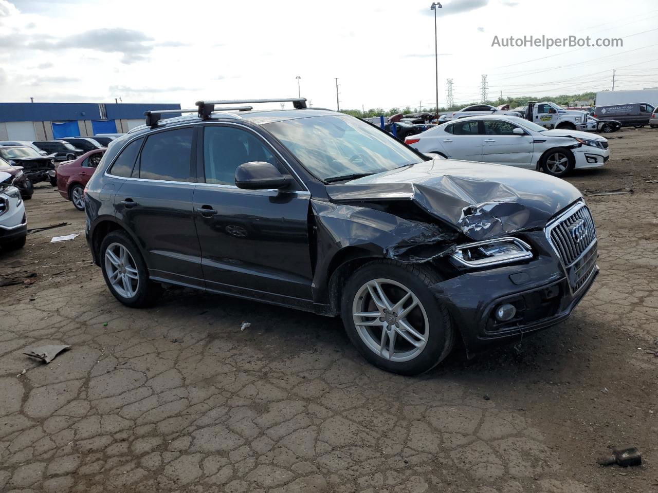 2014 Audi Q5 Premium Plus Black vin: WA1DGAFP7EA057718