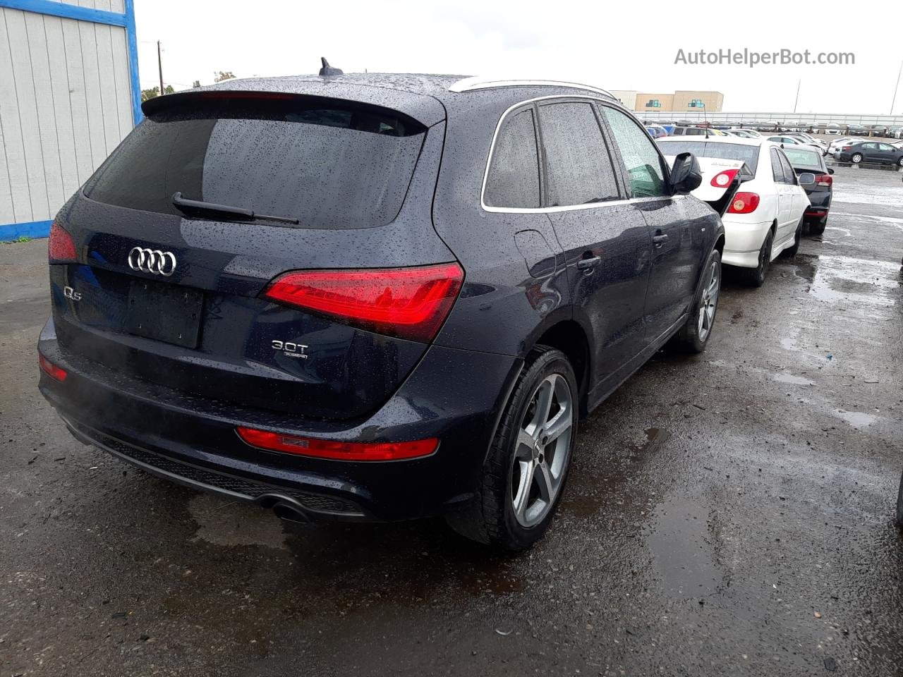 2014 Audi Q5 Premium Plus Синий vin: WA1DGAFP7EA059968