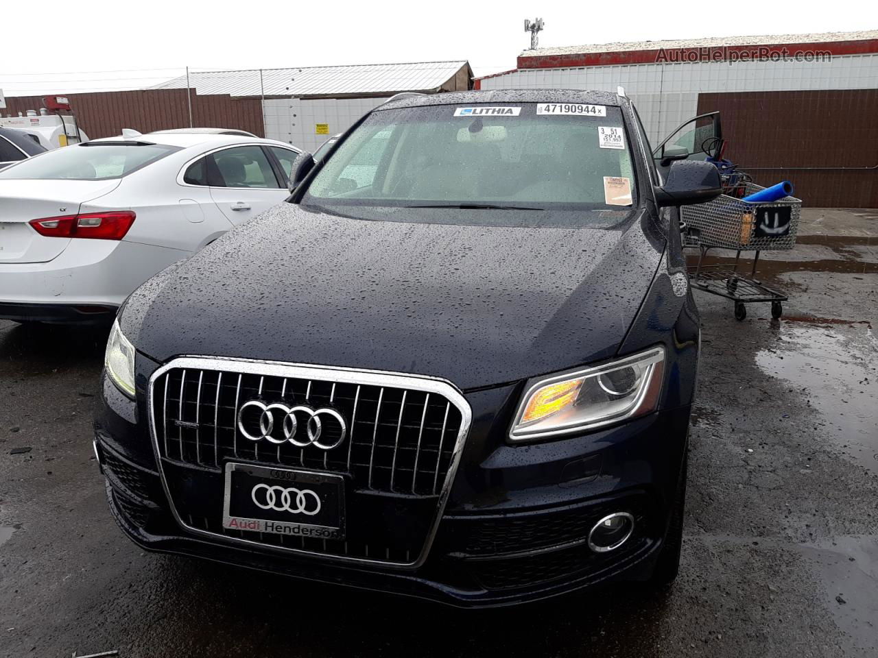 2014 Audi Q5 Premium Plus Синий vin: WA1DGAFP7EA059968