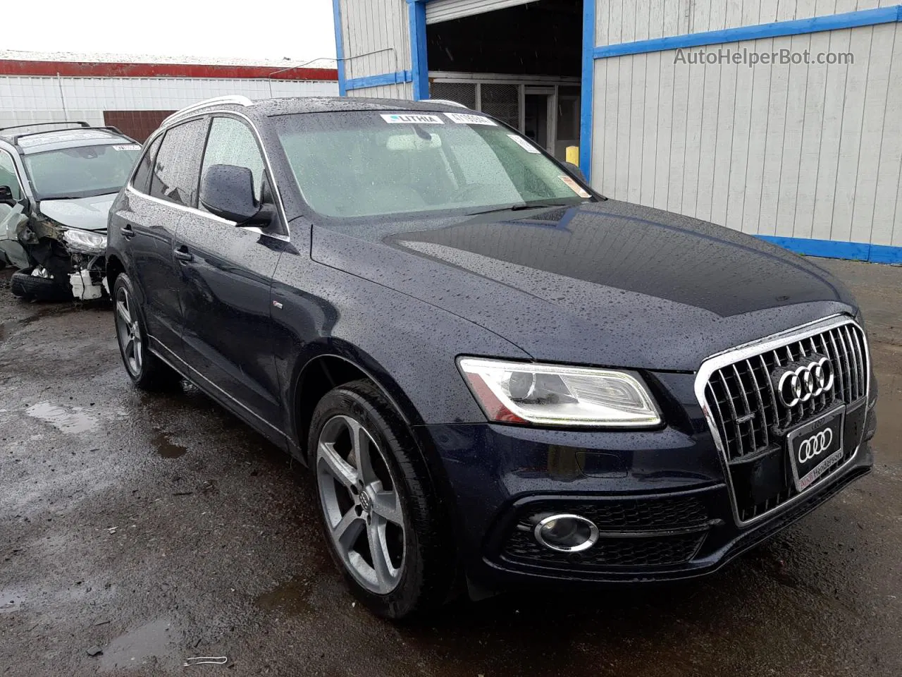 2014 Audi Q5 Premium Plus Blue vin: WA1DGAFP7EA059968