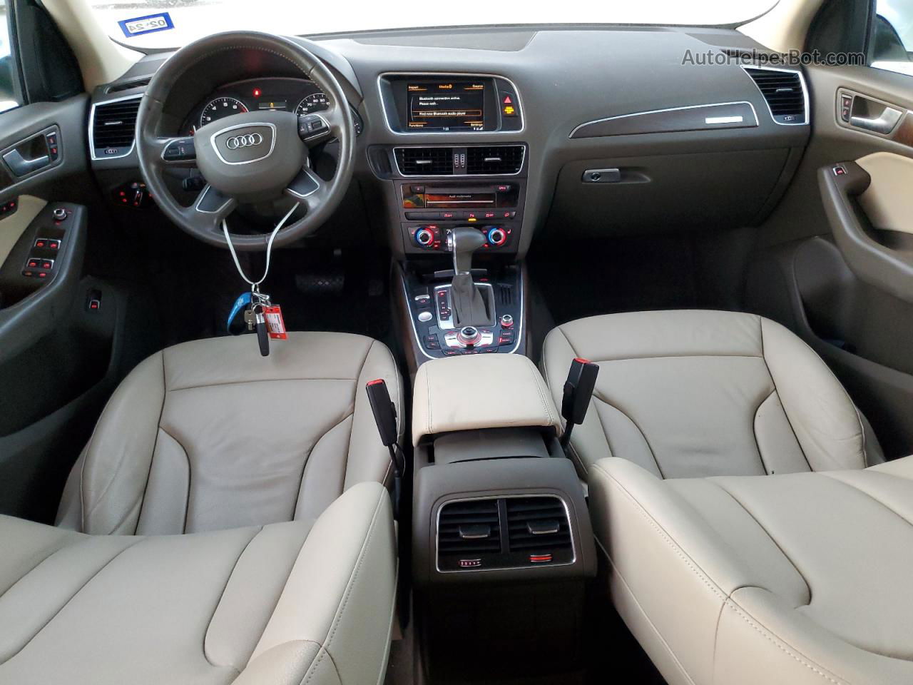 2014 Audi Q5 Premium Plus Белый vin: WA1DGAFP7EA075085