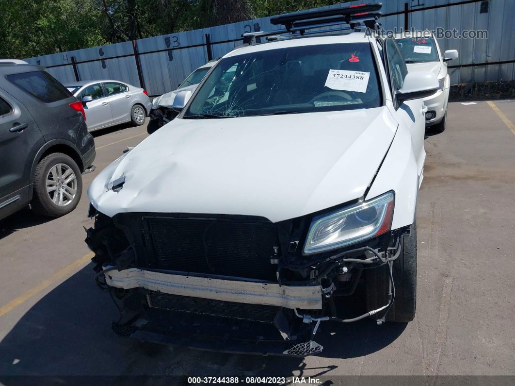 2014 Audi Q5 Premium Plus White vin: WA1DGAFP7EA082229