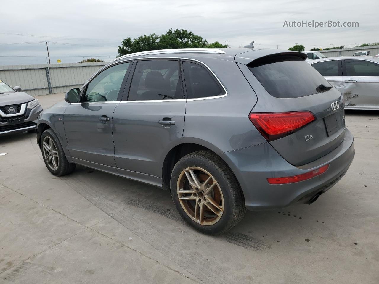 2014 Audi Q5 Premium Plus Gray vin: WA1DGAFP8EA052270