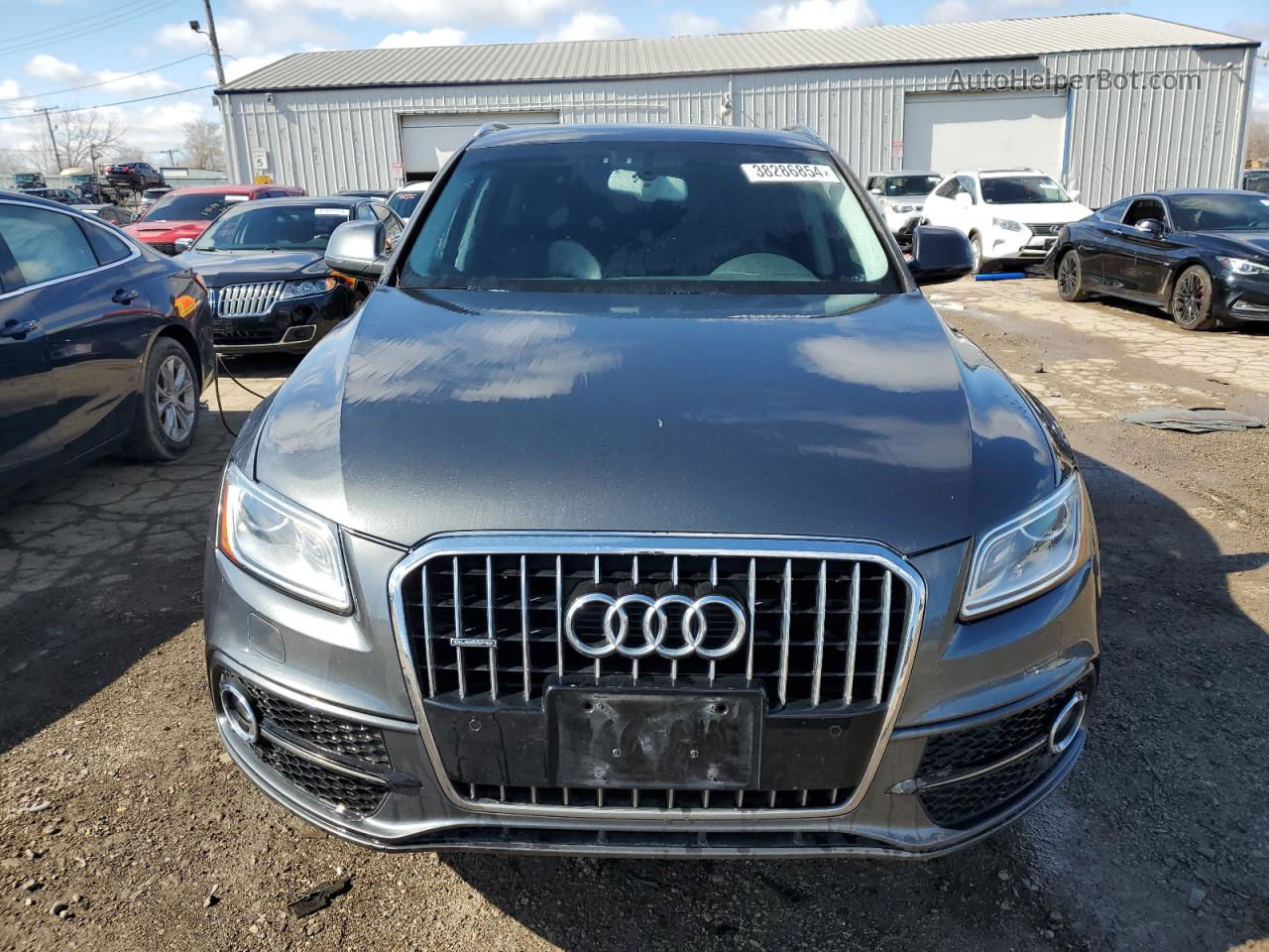 2014 Audi Q5 Premium Plus Серый vin: WA1DGAFP8EA114363