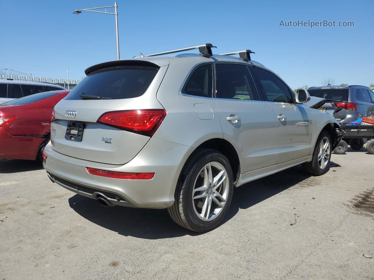 2014 Audi Q5 Premium Plus Silver vin: WA1DGAFPXEA022025