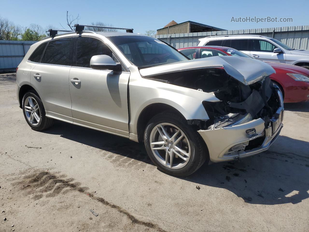 2014 Audi Q5 Premium Plus Серебряный vin: WA1DGAFPXEA022025