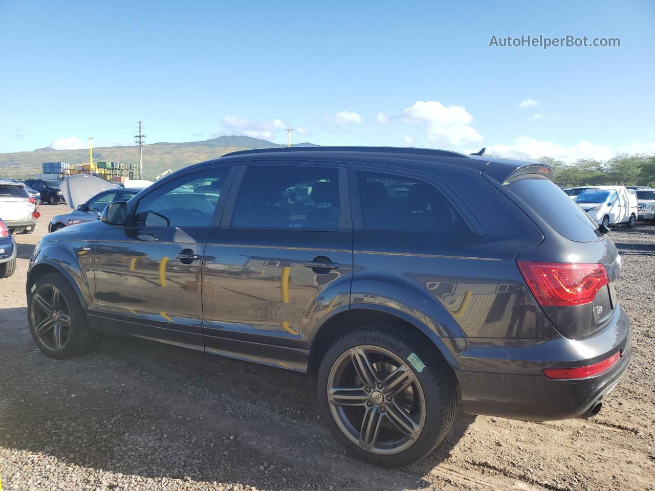 2015 Audi Q7 Prestige Черный vin: WA1DGBFE4FD006116