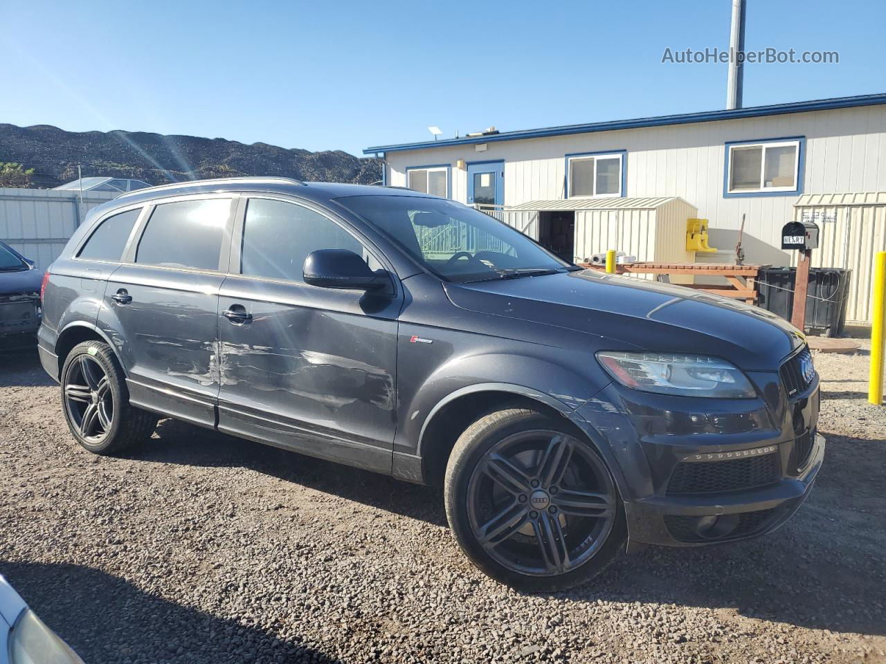 2015 Audi Q7 Prestige Черный vin: WA1DGBFE4FD006116