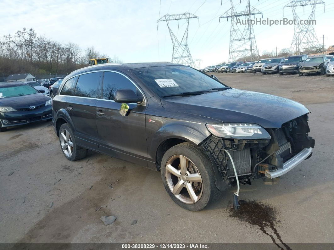 2015 Audi Q7 3.0t S Line Prestige Black vin: WA1DGBFE6FD015951