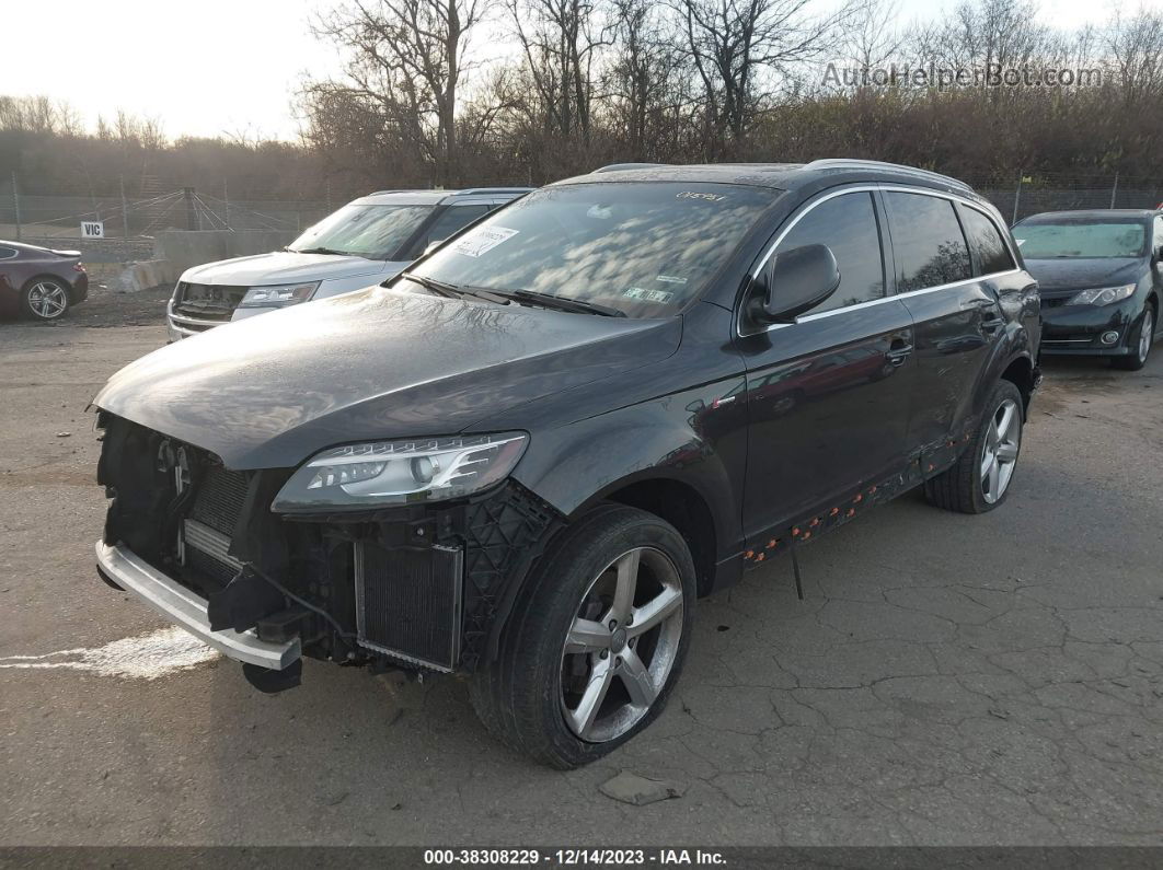 2015 Audi Q7 3.0t S Line Prestige Black vin: WA1DGBFE6FD015951