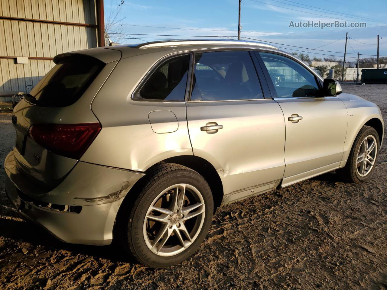 2014 Audi Q5 Premium Plus Silver vin: WA1DGBFP6EA128896