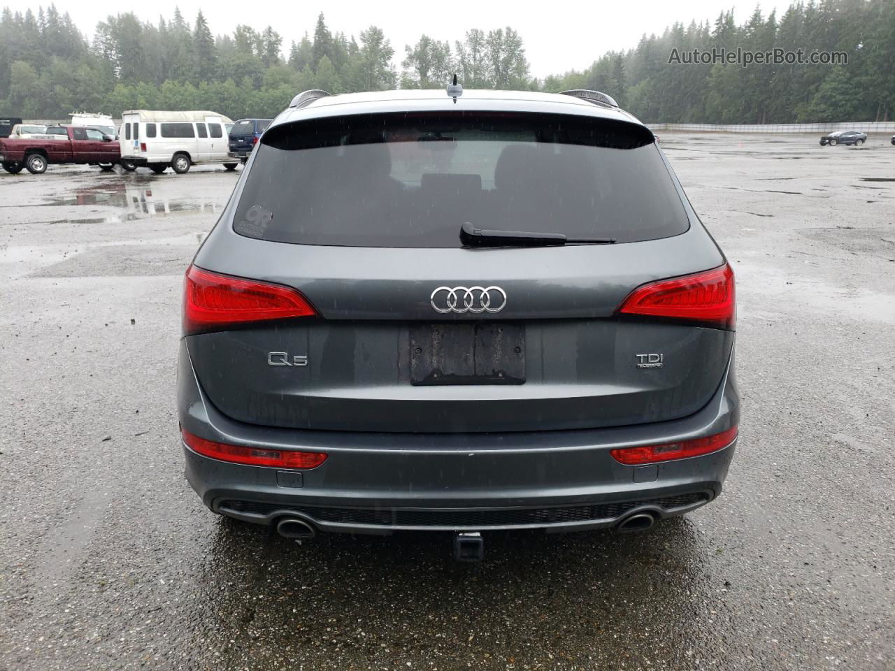 2014 Audi Q5 Tdi Premium Plus Gray vin: WA1DMAFP5EA090824