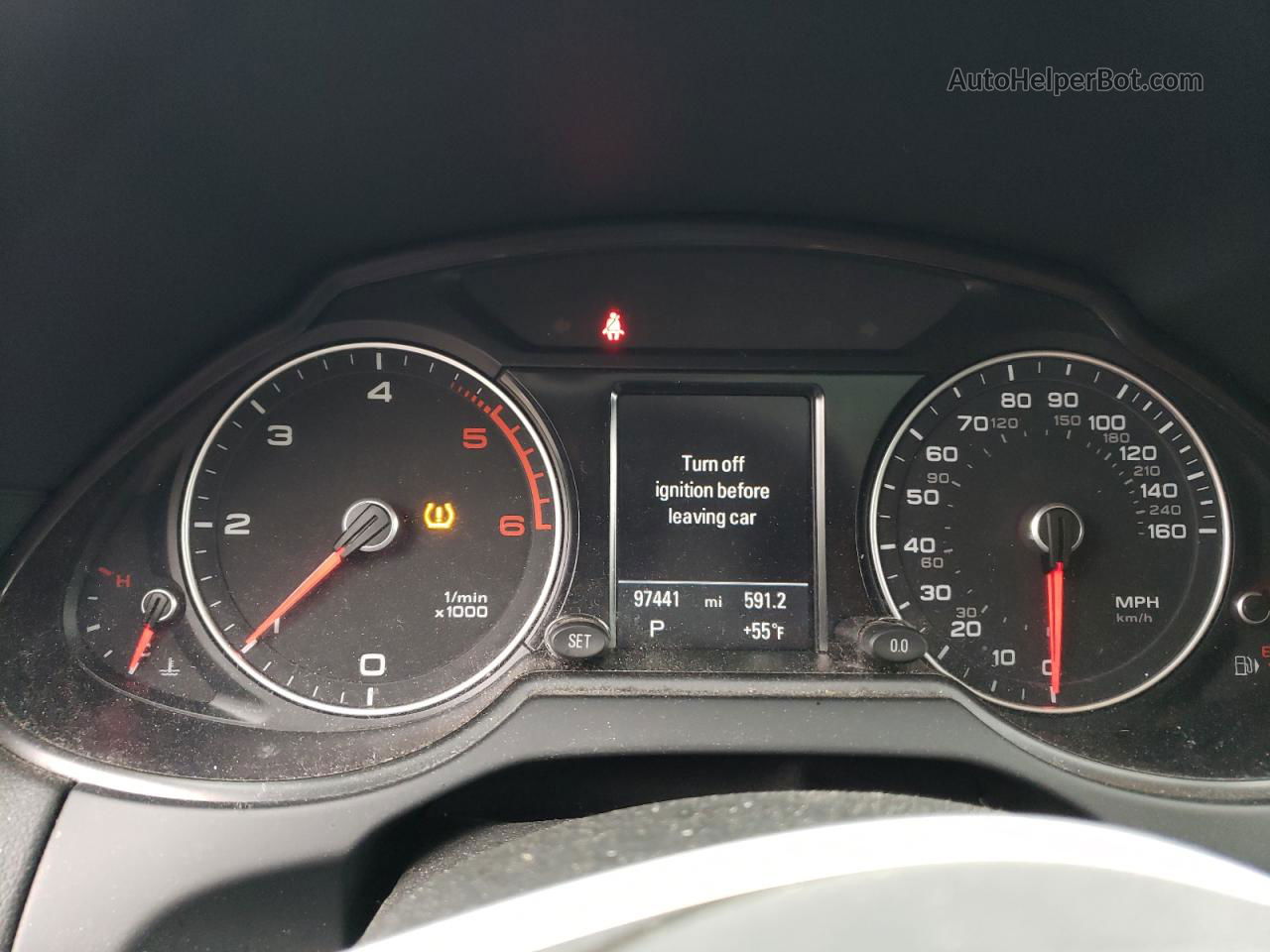 2014 Audi Q5 Tdi Premium Plus Серый vin: WA1DMAFP5EA090824