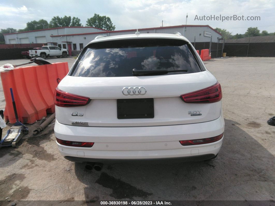 2018 Audi Q3 2.0t Sport Premium/2.0t Premium Белый vin: WA1ECCFS0JR029271