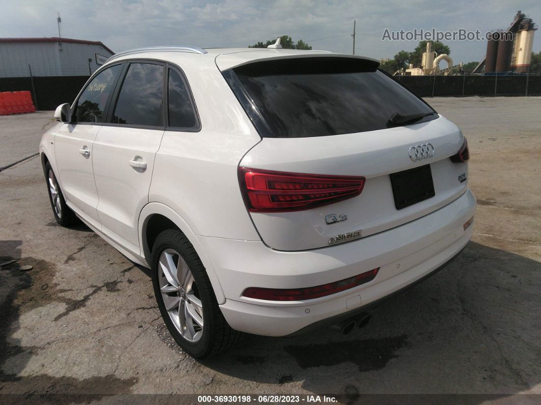 2018 Audi Q3 2.0t Sport Premium/2.0t Premium White vin: WA1ECCFS0JR029271