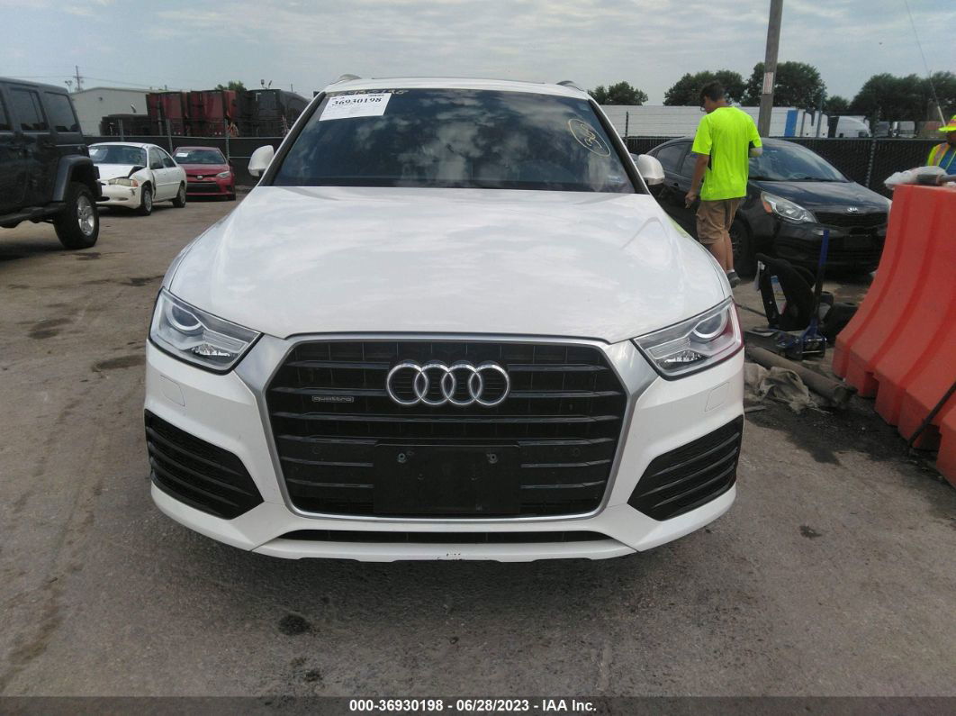 2018 Audi Q3 2.0t Sport Premium/2.0t Premium White vin: WA1ECCFS0JR029271