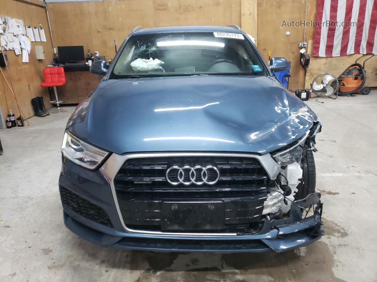 2018 Audi Q3 Premium Blue vin: WA1ECCFS1JR020661