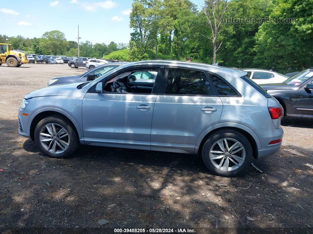 2018 Audi Q3 2.0t Premium/2.0t Sport Premium Silver vin: WA1ECCFS1JR035404