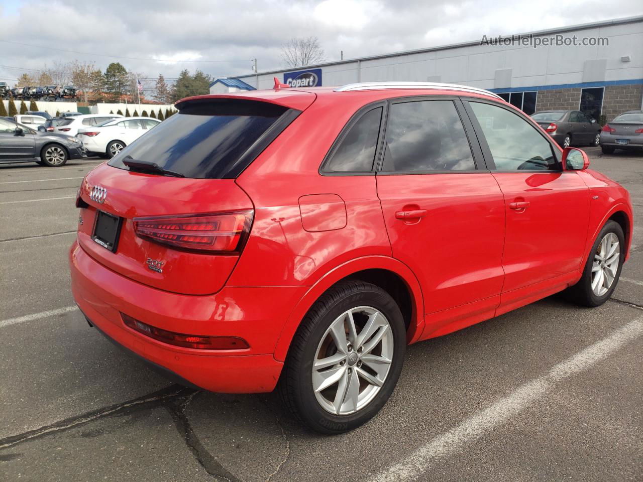 2018 Audi Q3 Premium Red vin: WA1ECCFS2JR017591