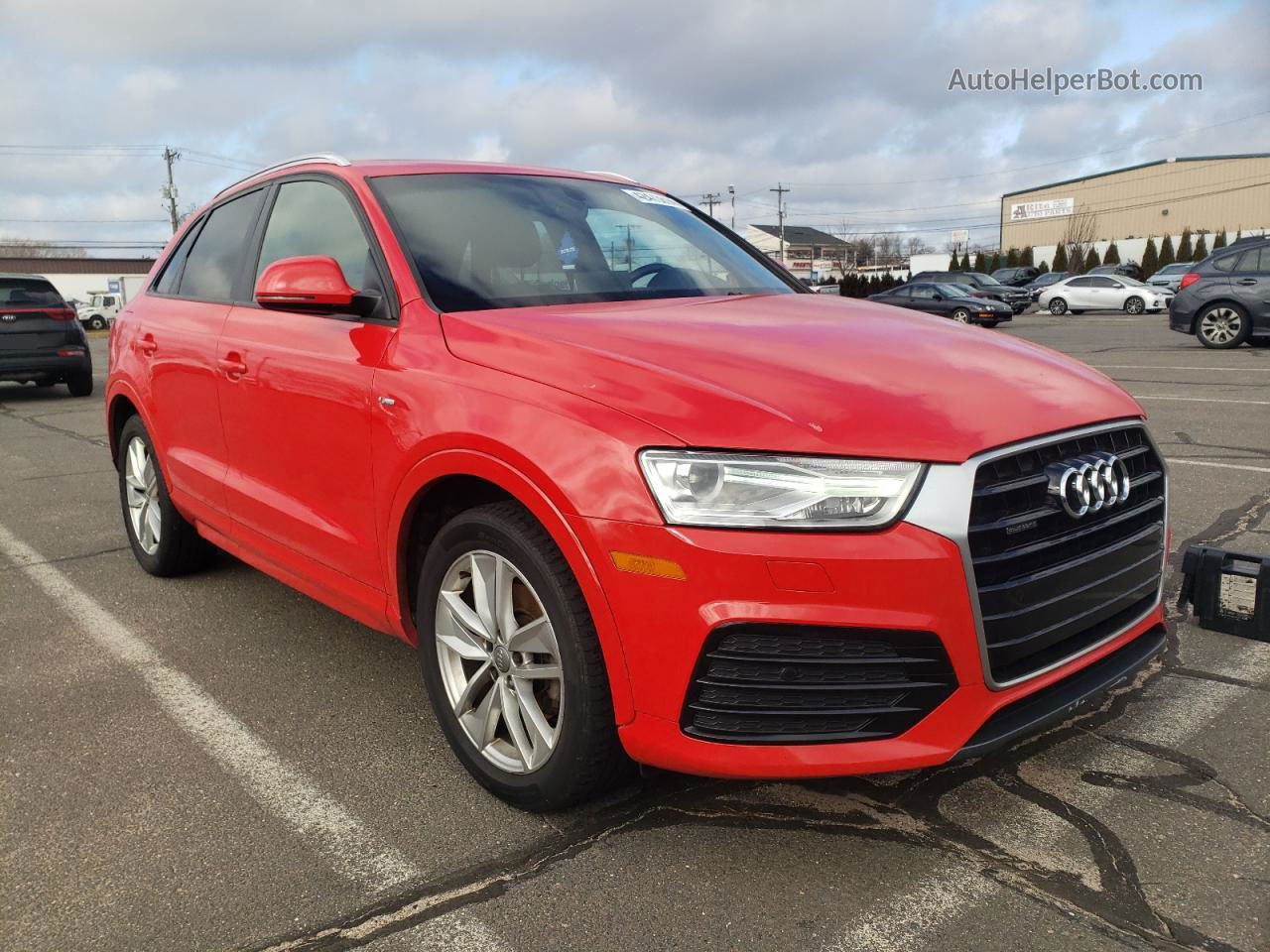 2018 Audi Q3 Premium Red vin: WA1ECCFS2JR017591