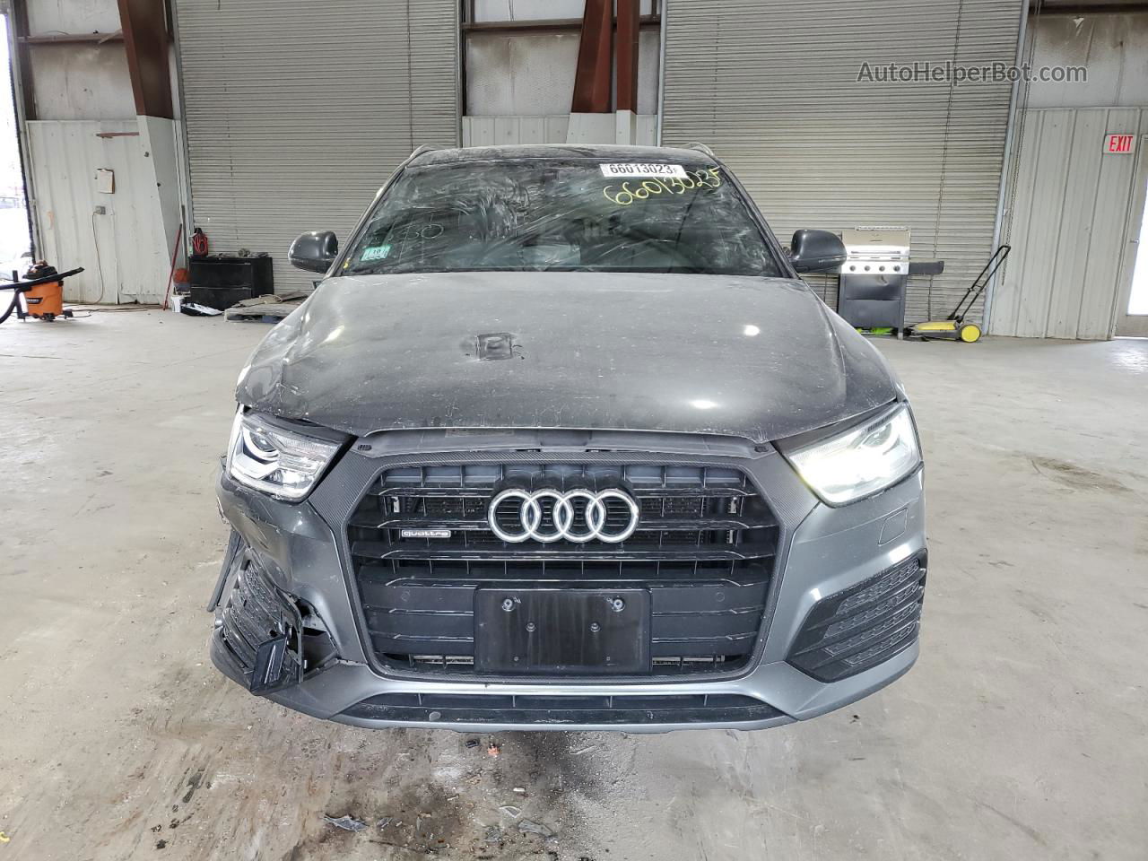 2018 Audi Q3 Premium Gray vin: WA1ECCFS4JR000372