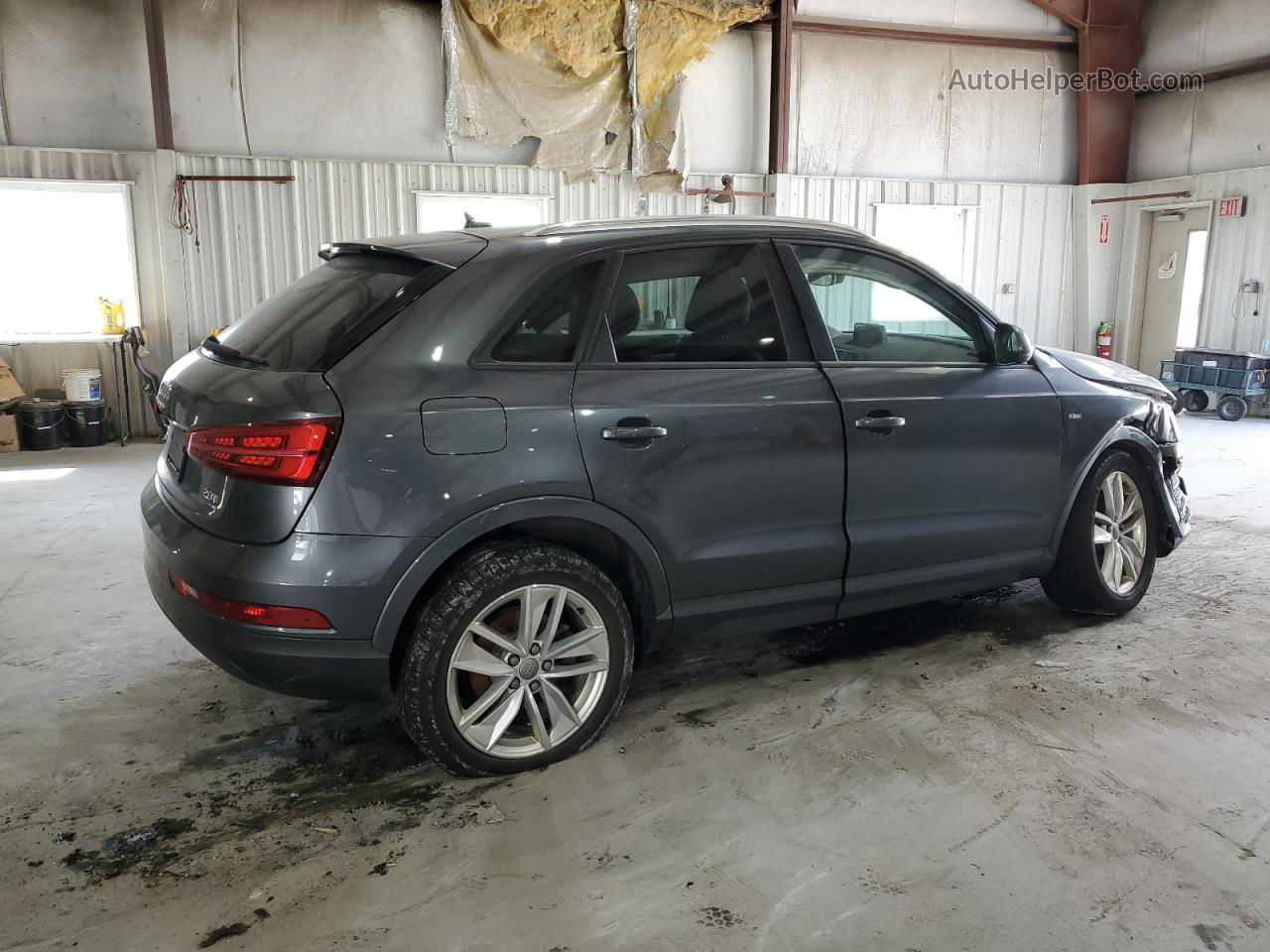 2018 Audi Q3 Premium Gray vin: WA1ECCFS4JR000372